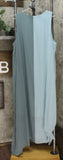 MarlaWynne Women's Plus Size Chiffon Colorblock Maxi Dress Seagrass 1X