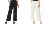 MarlaWynne WynneLayers Women's Straight Leg Matte Jersey Pull On Pants