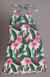 Colleen Lopez Women's Jersey Stretch Floral Print Halter Dress