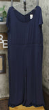 G by Giuliana Women's Plus Size Flutter Sleeve Cropped Wide Leg Jumpsuit