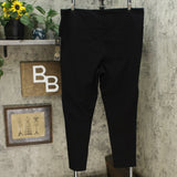 DG2 by Diane Gilman Women's Plus Size Slim Sleek Knit Denim Moto Jeggings