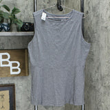 NWT AnyBody Womens Cozy Knit Swing Peplum Sleeveless Top. A289830 M