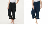 AnyBody Women's Piped Satin Pajama Pants