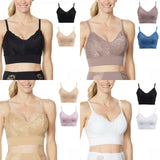 Rhonda Shear 2 Pack Lace Leisure Bras With Removable Pads