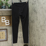 Felina 2 Pack Wide Waistband Sueded Lightweight Leggings Black Large