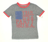 Lyric Culture Women's Party In The USA Short Sleeve Ringer Graphic T-Shirt