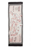 Kate Spade New York Women's USA Map Fringe Oblong Scarf