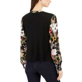 INC International Concepts Women's Twisted Floral Print Blouse