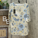 DG2 by Diane Gilman Women's Printed Swing Top