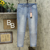 Laurie Felt Women's Silky Denim Ankle Skinny Zip Fly Jeans