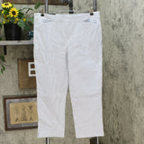 NWT Hilary Radley Women's Stretch Seersucker Pull-On Ankle Pants. 1364094 2XL