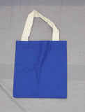 Bayside nEW USA MADE Cotton Tote Bag Blue 06081