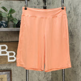 Cuddl Duds Women's Flexwear Long Shorts Coral Haze Medium