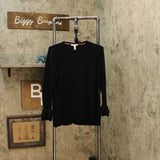 Isaac Mizrahi Live! Women's Pullover Long Sleeve Sweater Black Medium