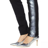 DG2 by Diane Gilman Women's Tall Glitter Spray Anniversary Skinny Jeans