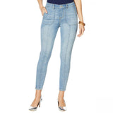 G by Giuliana Women's Downtown Denim Ankle Zip Skinny Jeans