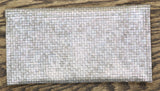 Private Label Mini Crystal Flap Clutch Silver Gray One Size