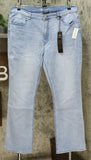 DG2 by Diane Gilman Women's Plus Size Classic Stretch Boot Cut Jeans