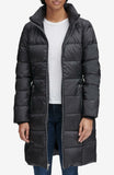 Andrew Marc Women's Renata Genuine Down & Feather Fill Puffer Jacket Black Large