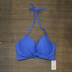 Shade & Shore Women's Light Lift Twist-Front Textured Bikini Top 76579162