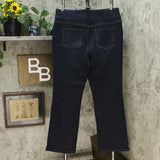 Denim & Co. Plus Size Perfect Denim Smooth Waist Lightly Bootcut Jeans