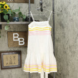 Lisa Marie Fernandez For TRGT Women's Sleeveless Ric Rac Mini Dress