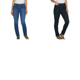 Susan Graver Plus Size High Stretch Denim Fly Front Jeans