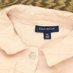Charter Club Women's Petite Denim Jacket Misty Pink PXL