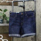 Calvin Klein Jeans Women's Stretch Denim Roll Cuff Jean Shorts