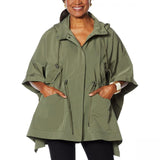 WynneLayers Women's Spring Poncho Jacket With Hood