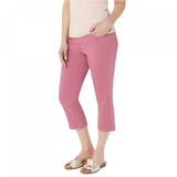 NWT Denim & Co. Womens Color Soft Stretch Smooth Waist Cropped Jeans. A307072 14