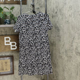 New Ellen Tracy Women's Knit Cotton Mini Dress With Pockets. 1405488-NEW Medium
