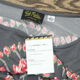 Bob Mackie Women's Rose Trellis Print Knit Top