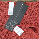 MarlaWynne Plus Size Crimp Yarn Tunic Sweater