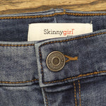 Skinnygirl Womens Plus Size High Rise Cropped Embellished Flare Jeans
