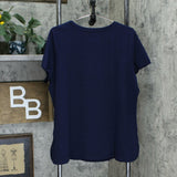 Isaac Mizrahi Live! Plus Size Essentials Pima Cotton Scoop T-Shirt