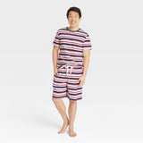 ZUZIFY Men's Americana Striped Matching Family Pajama Set