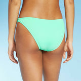 Xhilaration Women's Sustainably Made Ribbed Cheeky Bikini Bottom