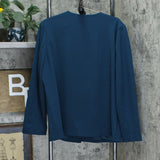 Dennis Basso Women's Embellished Caviar Crepe Knit Jacket