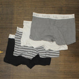 Hanes Premium 4pk Boyfriend Cotton Stretch Boxer Briefs EE49A4 Color May Vary L