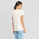Universal Thread Women's Monterey Pocket V-Neck Short Sleeve T-Shirt