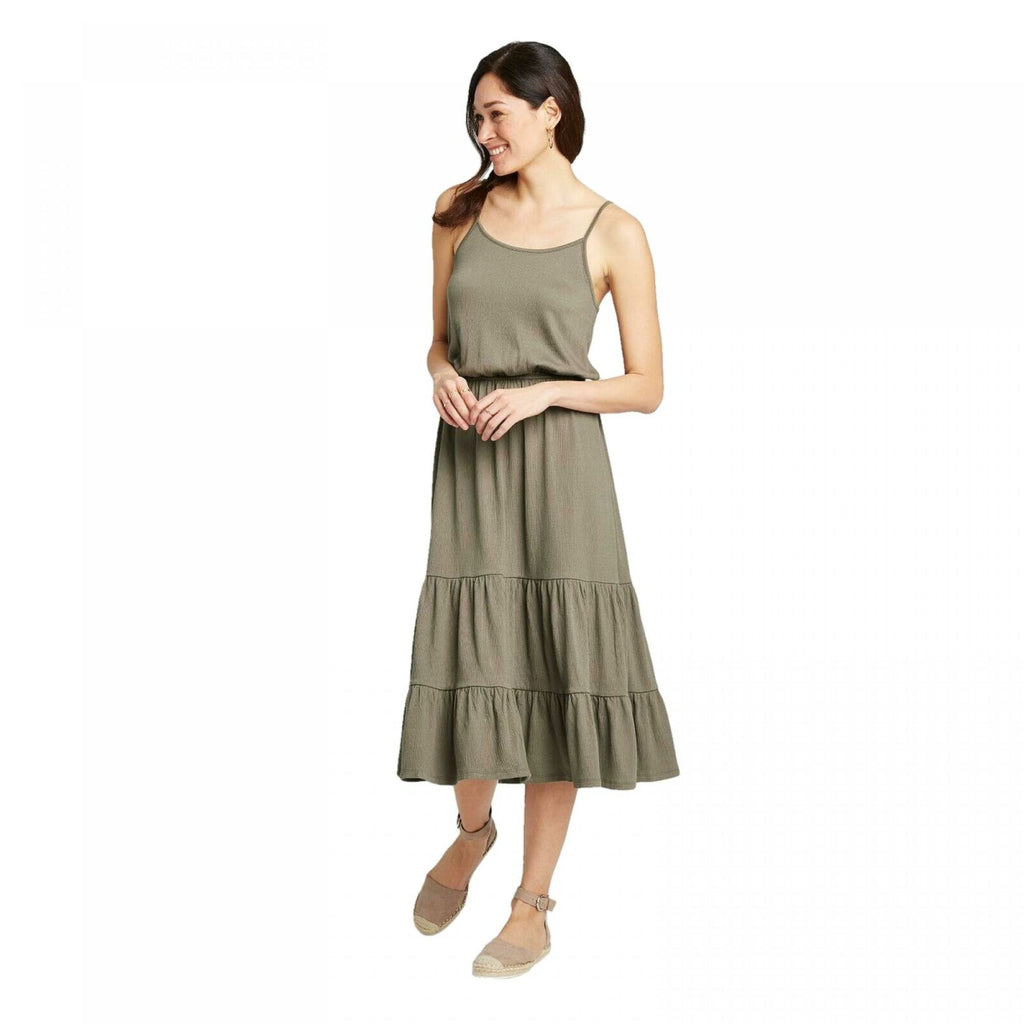 knox rose midi dress Knox Rose Midi Dress XS Tiered Short Sleeve Boho Women's
