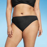 Shade & Shore Women's Ribbed Cheeky Bikini Bottom AFU92