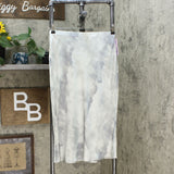 Wild Fable Women's Satin Bias Cut Tie-Dye Midi Skirt