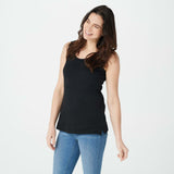 Isaac Mizrahi Live! Women's Essentials Scoop Neck Tank Top Black Medium