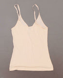 Rhonda Shear Women's Lightweight Everyday V Neck Camisole Peachy Nude Small