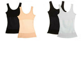 Yummie Women's 2 Pack 3-Panel Shaping Boyfriend Tank Top