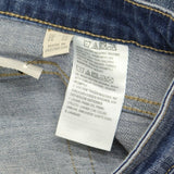 LOGO by Lori Goldstein Plus Size Crosshatch Crop Straight Leg Jeans