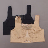 Rhonda Shear 2 Pack Seamless Underwire Bras With Lace Inset