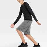 All In Motion Boys Athletic Gym Shorts